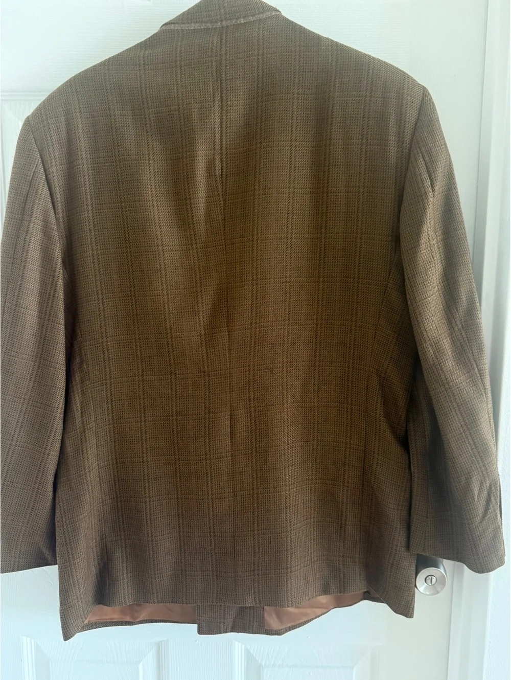 Christian Dior men brown wool jacket 40R
